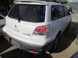 2003 MITSUBISHI OUTLANDER XLS WHITE 2.4L AT 4WD 163755